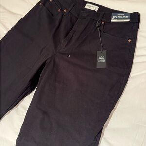 Abercrombie Black Curve Love 90’s Relaxed Jean - Long